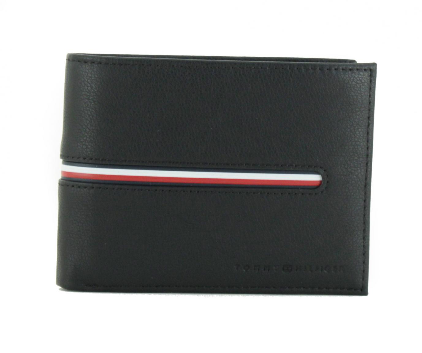 Herrenbörse Mini Tommy Hilfiger Downtown Mini CC Geldscheinklammer schwarz RFID