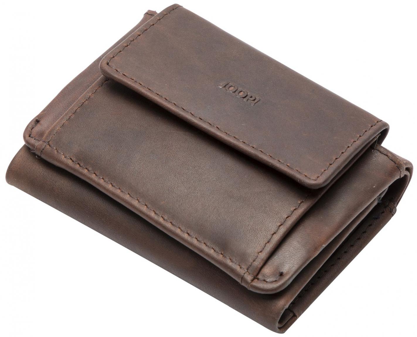 Herrengeldbörse Joop Loreto Orthos Dark Brown Leder 