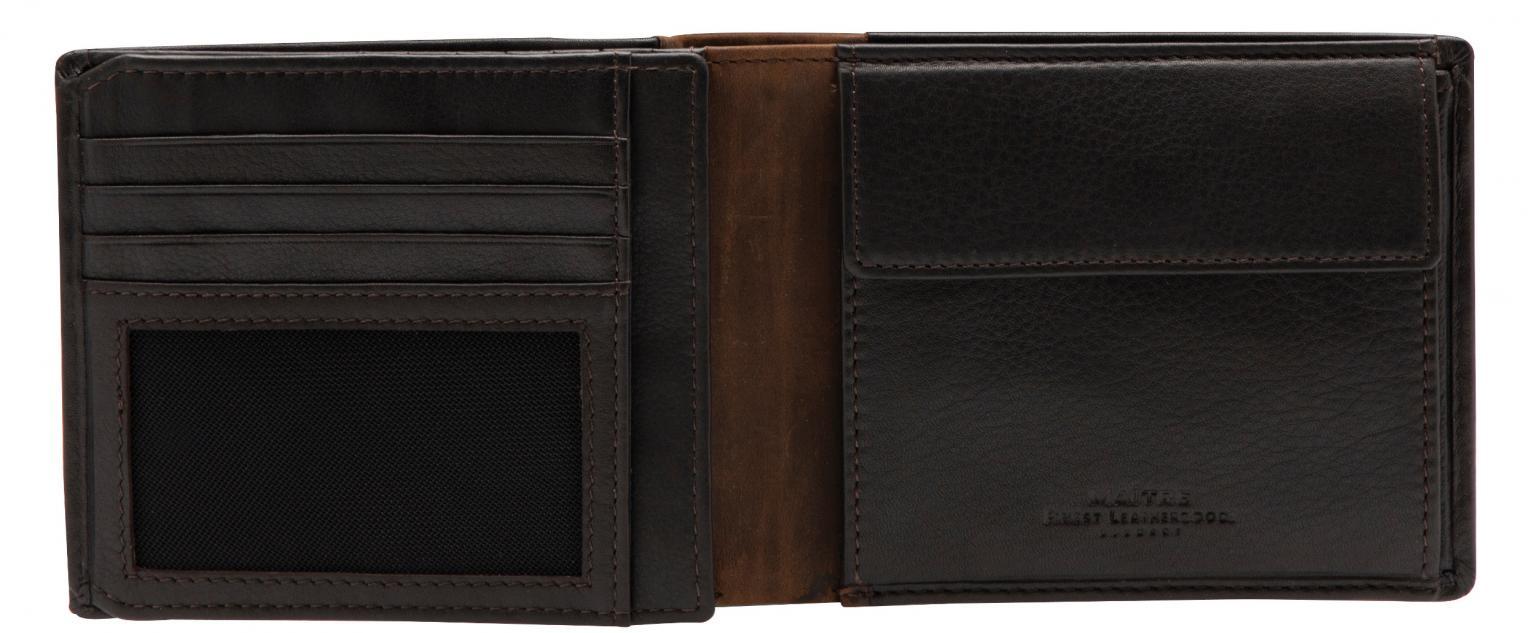 Herrengeldbörse Maitre bundenbach Gilbrecht BillFold dark brown RFID