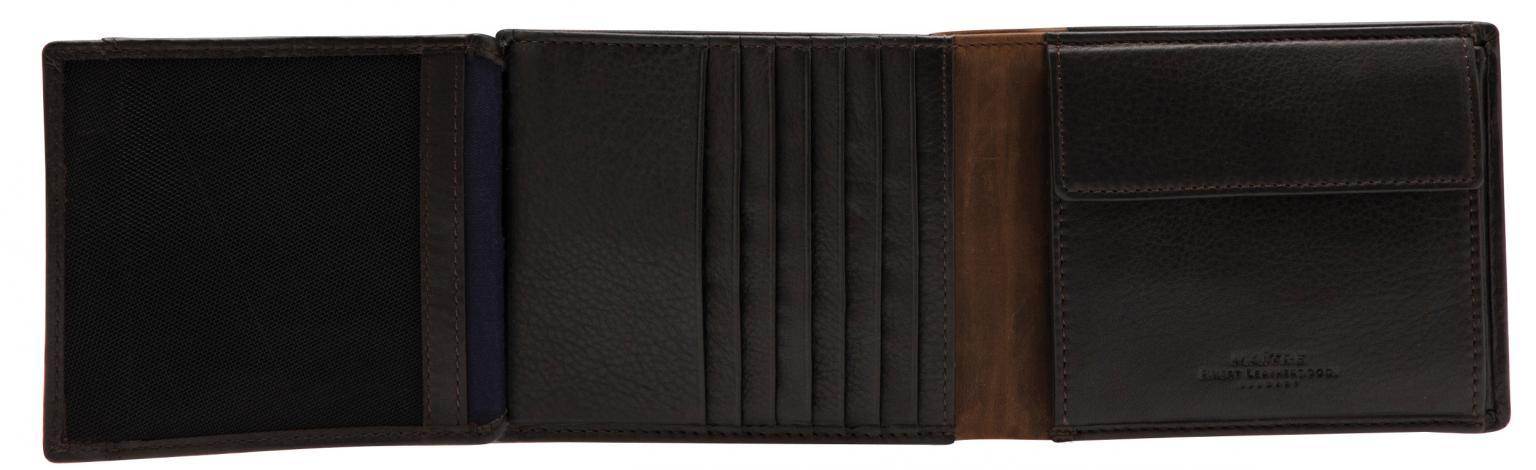 Herrengeldbörse Maitre bundenbach Gilbrecht BillFold dark brown RFID