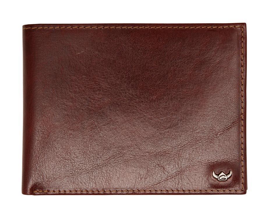 Herrengeldtasche Golden Head Colorado RFID tabacco braun