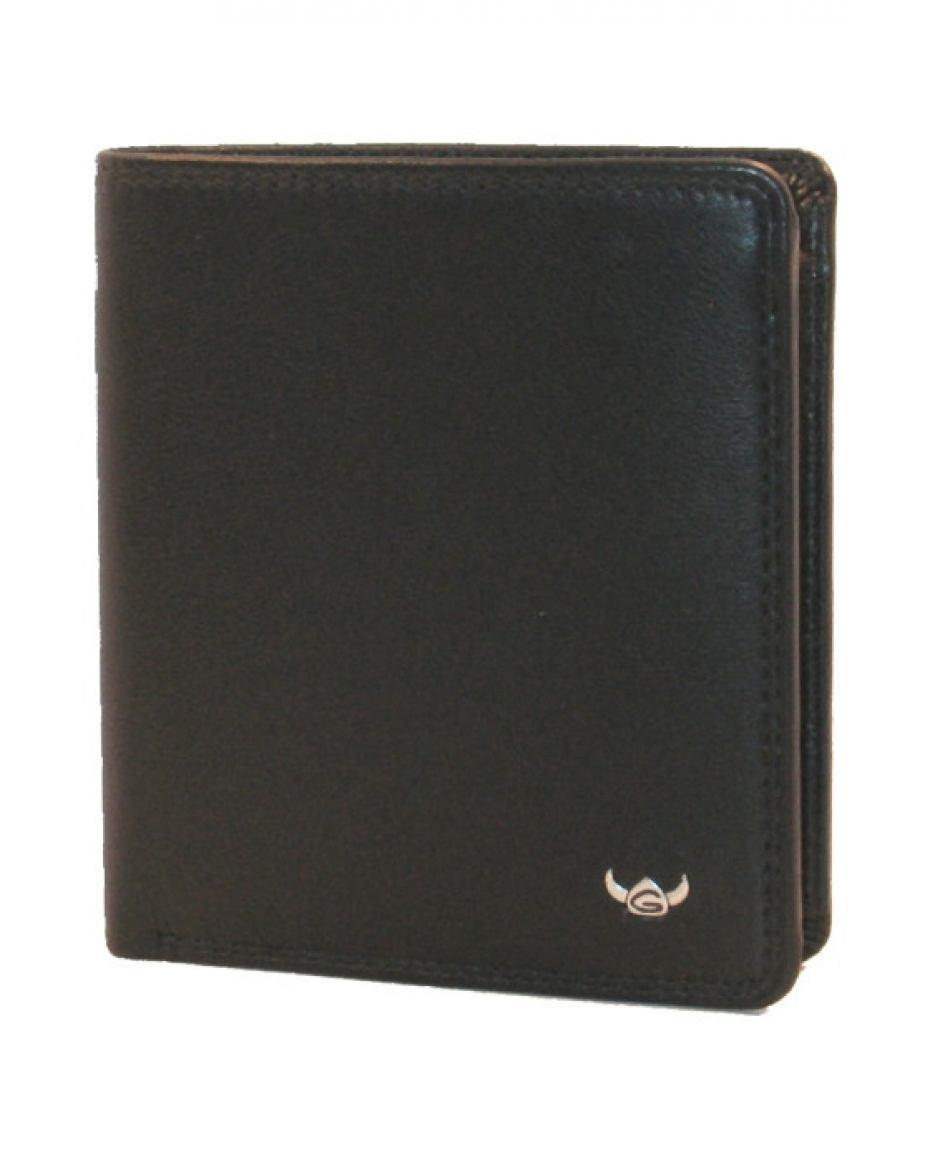 Herrenportemonnaie Golden Head Polo RFID schwarz Nappaleder