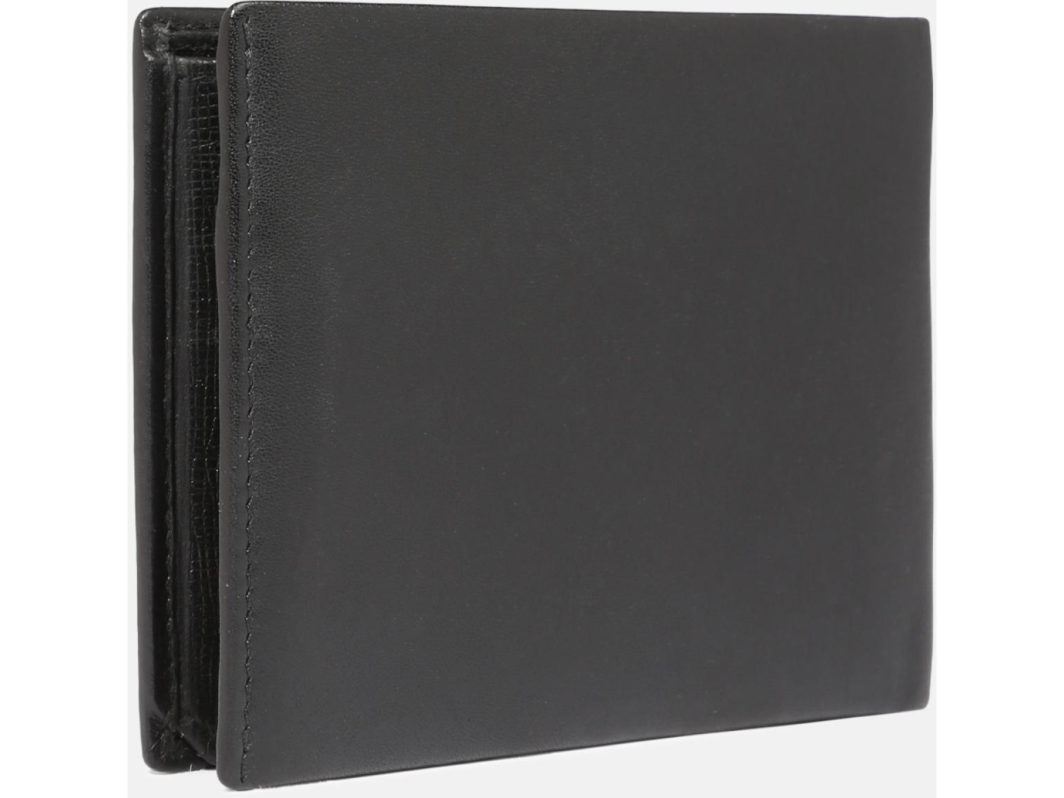 Herrenportemonnaie L.Credi Adam schwarz Trifold Leder