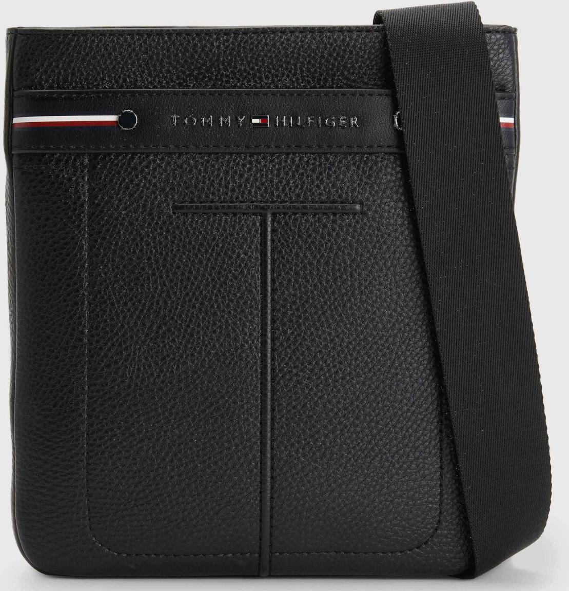 Herrentasche Tommy Hilfiger Central Mini Reporter schmal schwarz