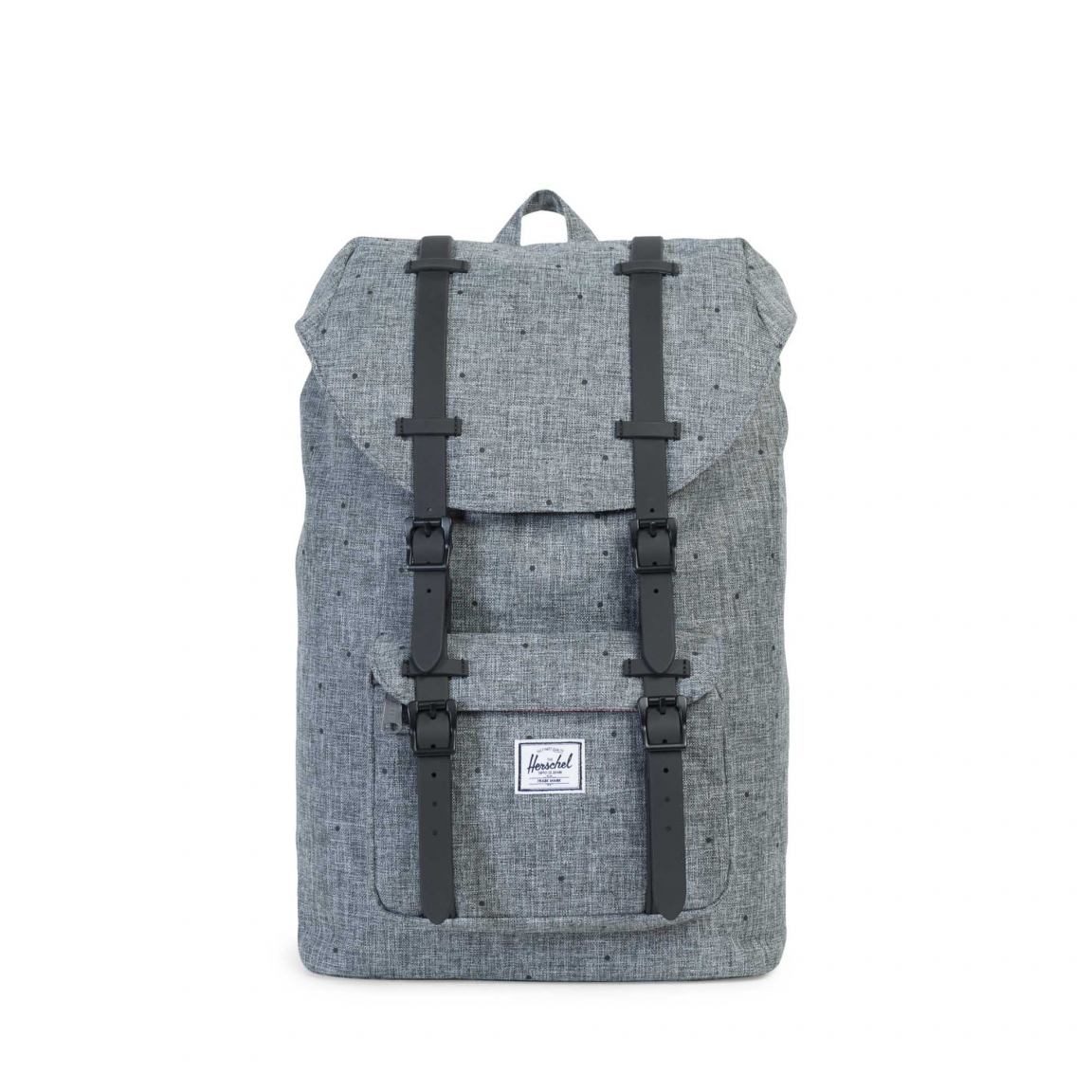 Herschel Little America Mid Volume Rucksack grau mit Tupfen