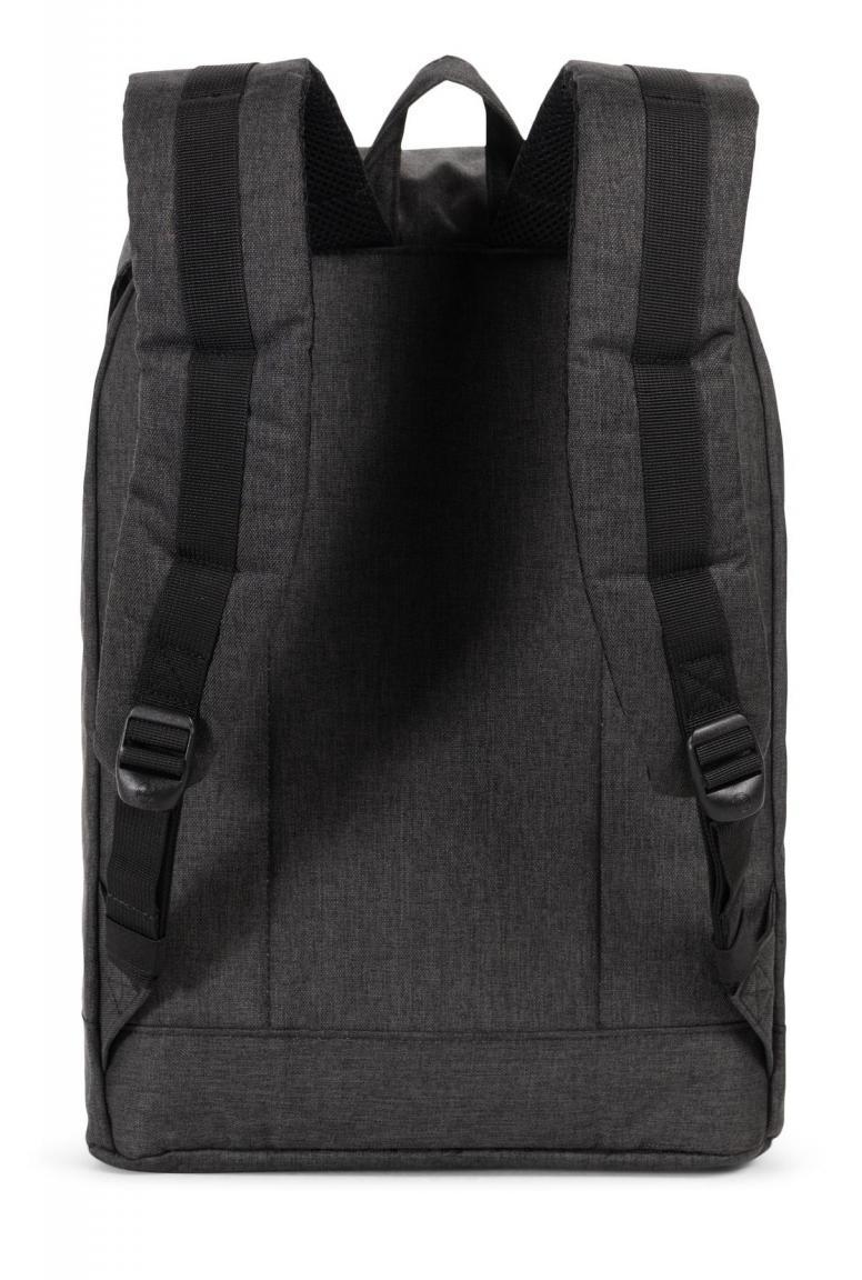 Herschel Retreat Schulrucksack Black Crosshatch schwarz