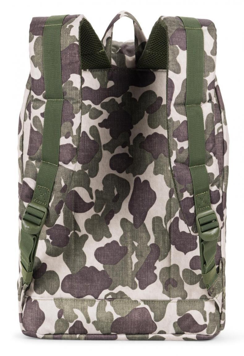 Herschel Retreat Schulrucksack Frog Camo Flecktarn grün