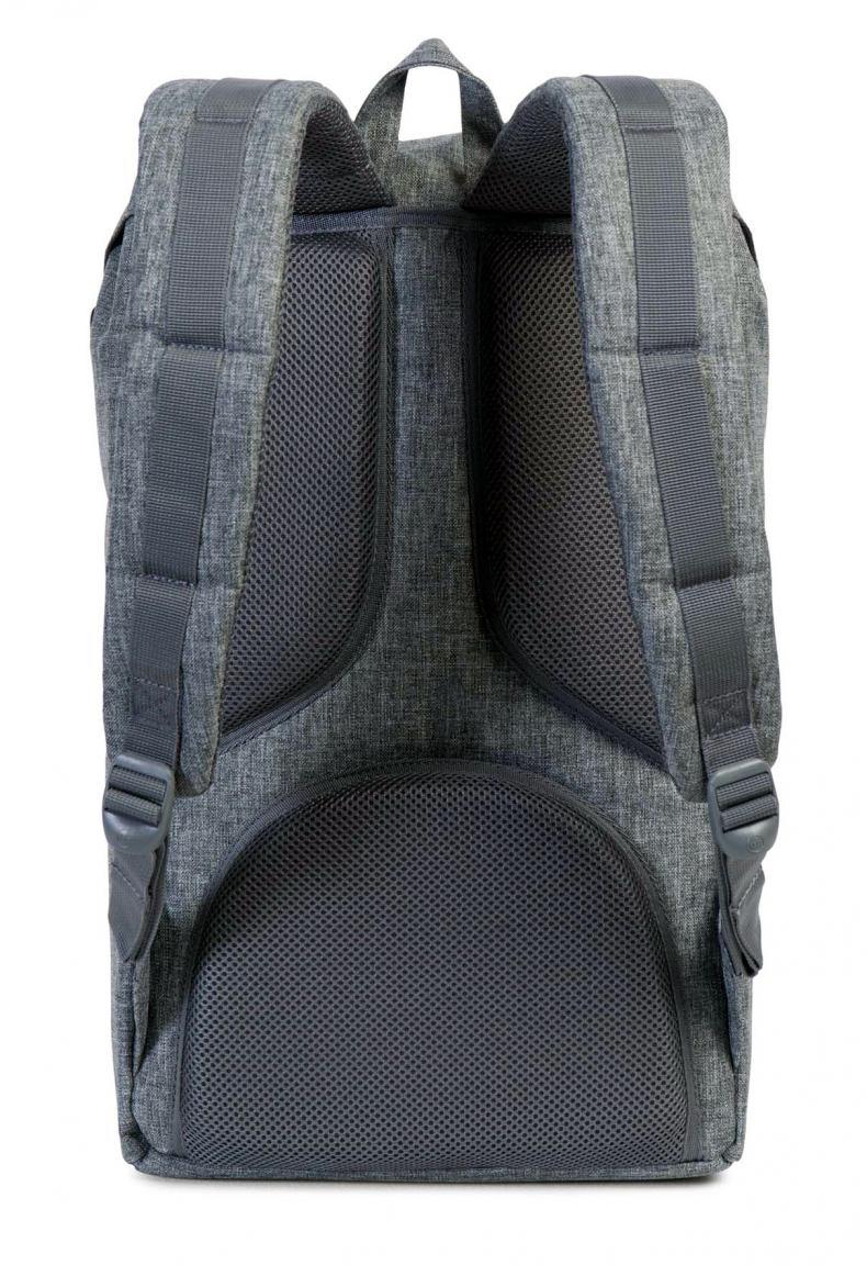 Herschel Rucksack Little America Raven Crosshatch/Black Rubber G