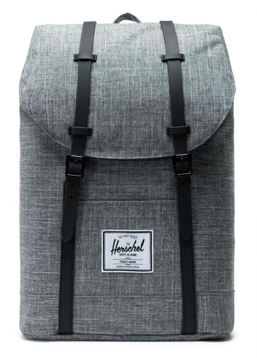 Herschel Rucksack Retreat RavenX/BLK Grau meliert