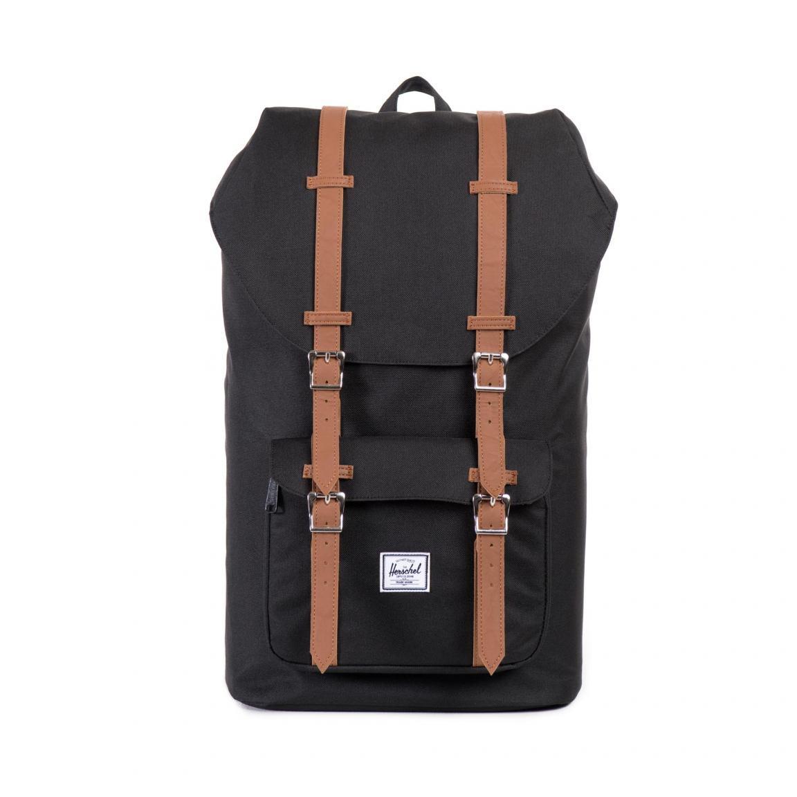 Herschel Schulrucksack Little America Schwarz/braun