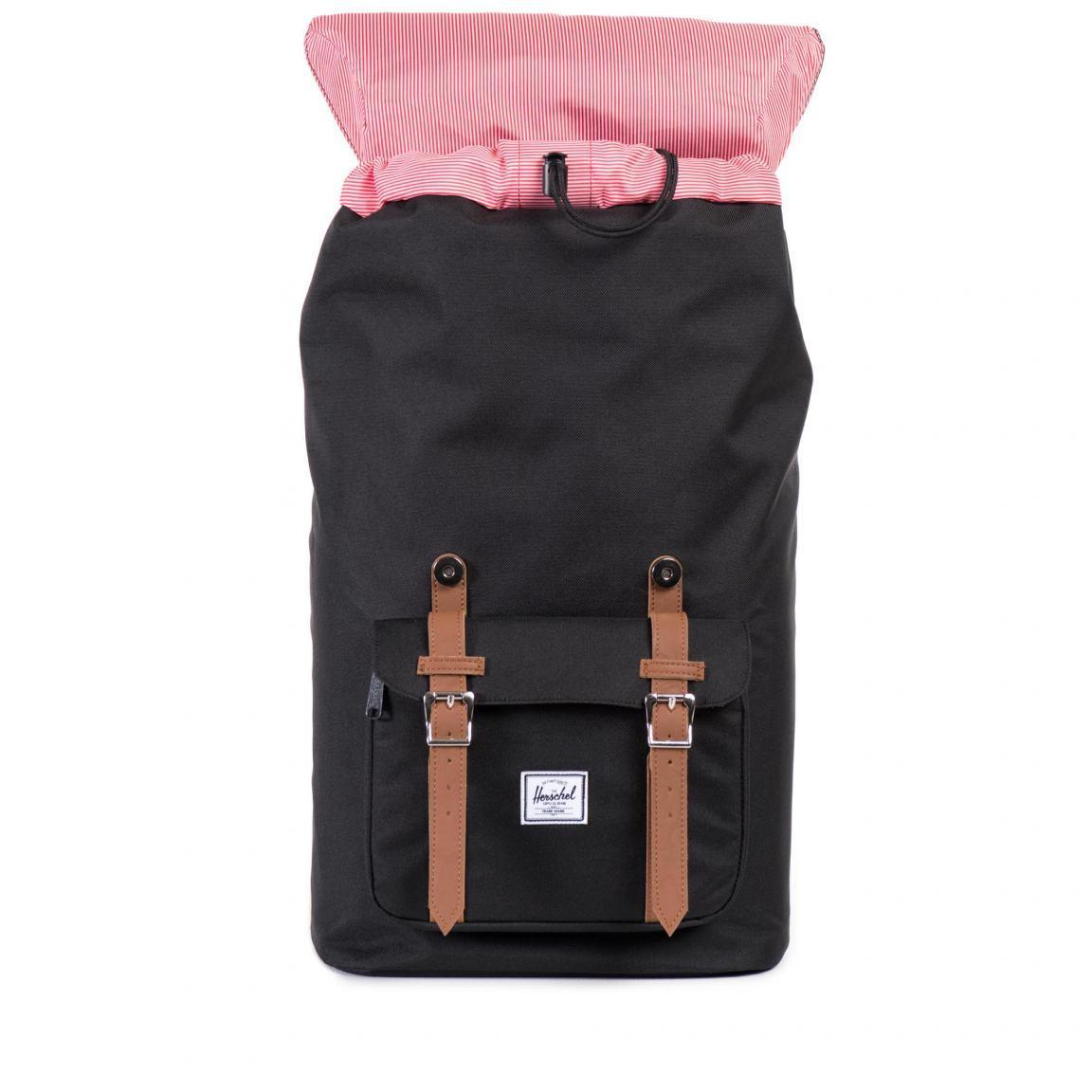 Herschel Schulrucksack Little America Schwarz/braun