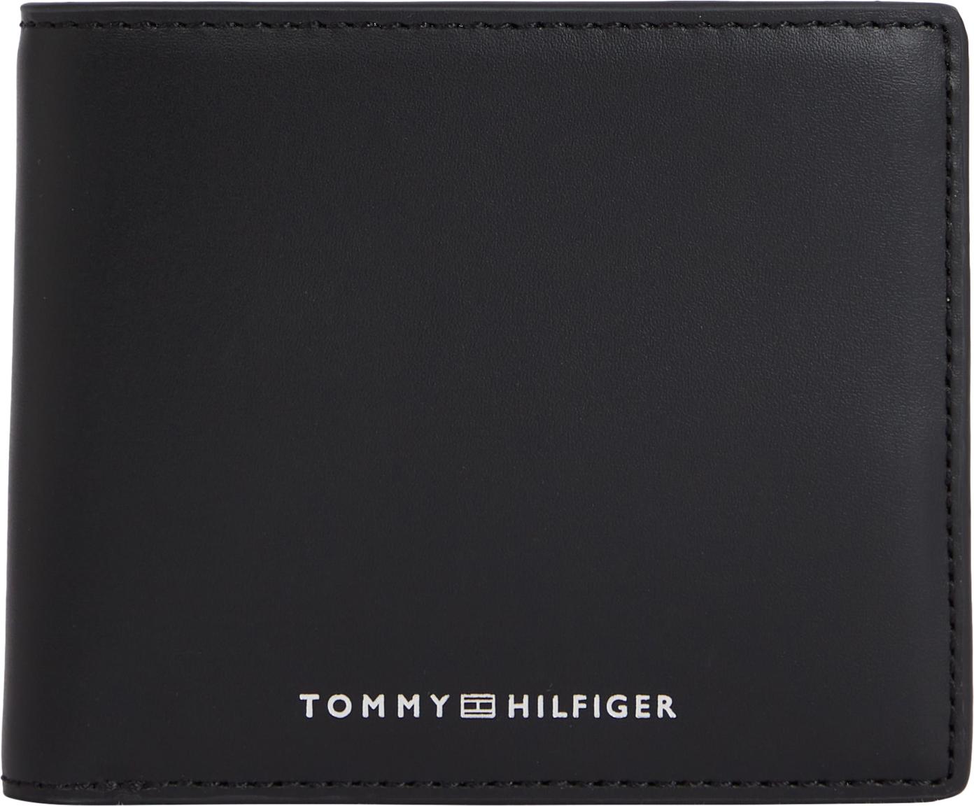 Hilfiger Geldbörse Männer Modern Leder CC Flap & Coin Schwarz