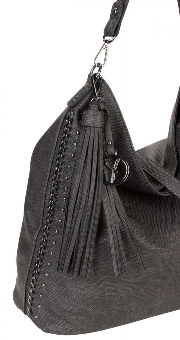 Hobo Bag Dory Darkgreen Suri Frey dunkelgrün Nieten Kette