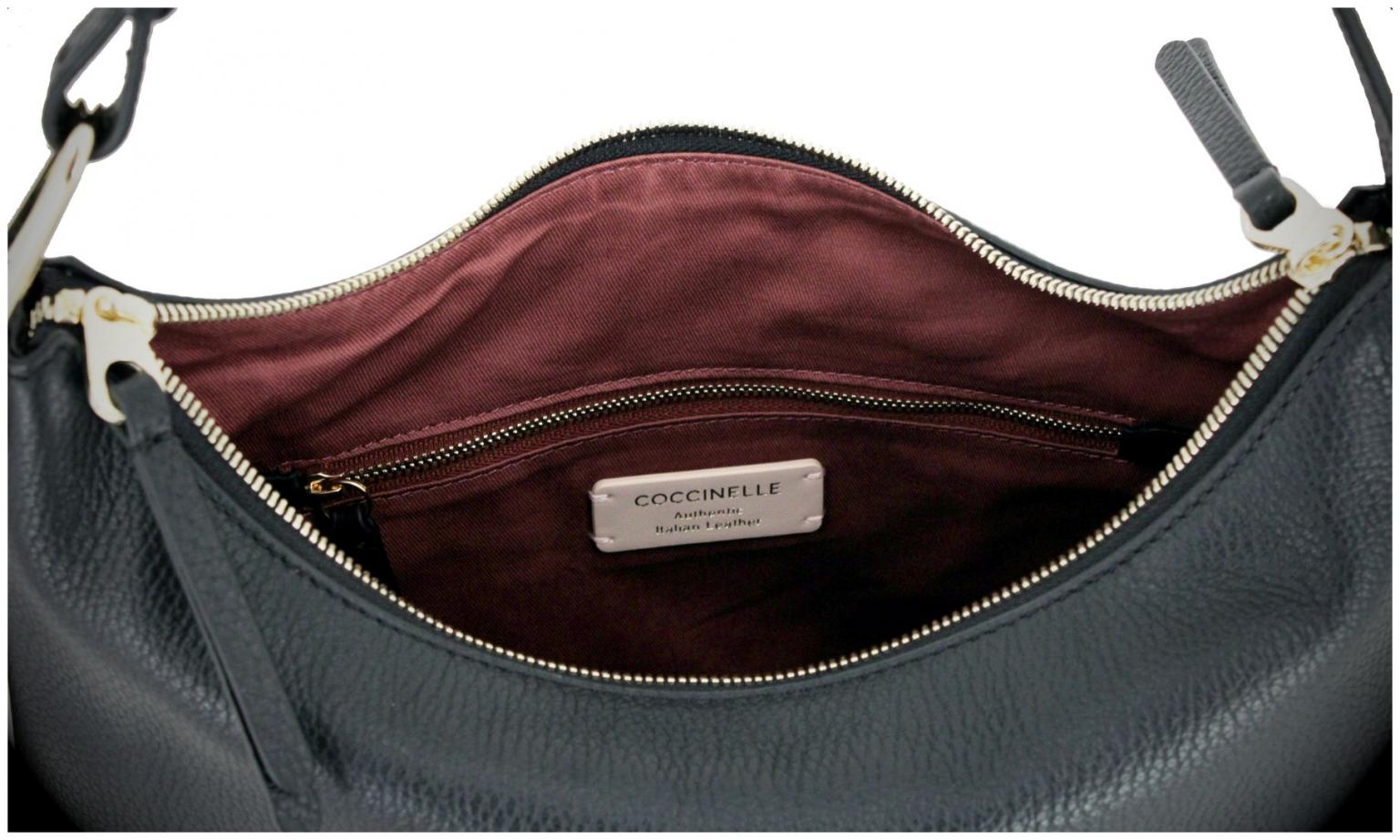 Hobo Bag hellbraun Coccinelle Malory Medium Skin Echtleder