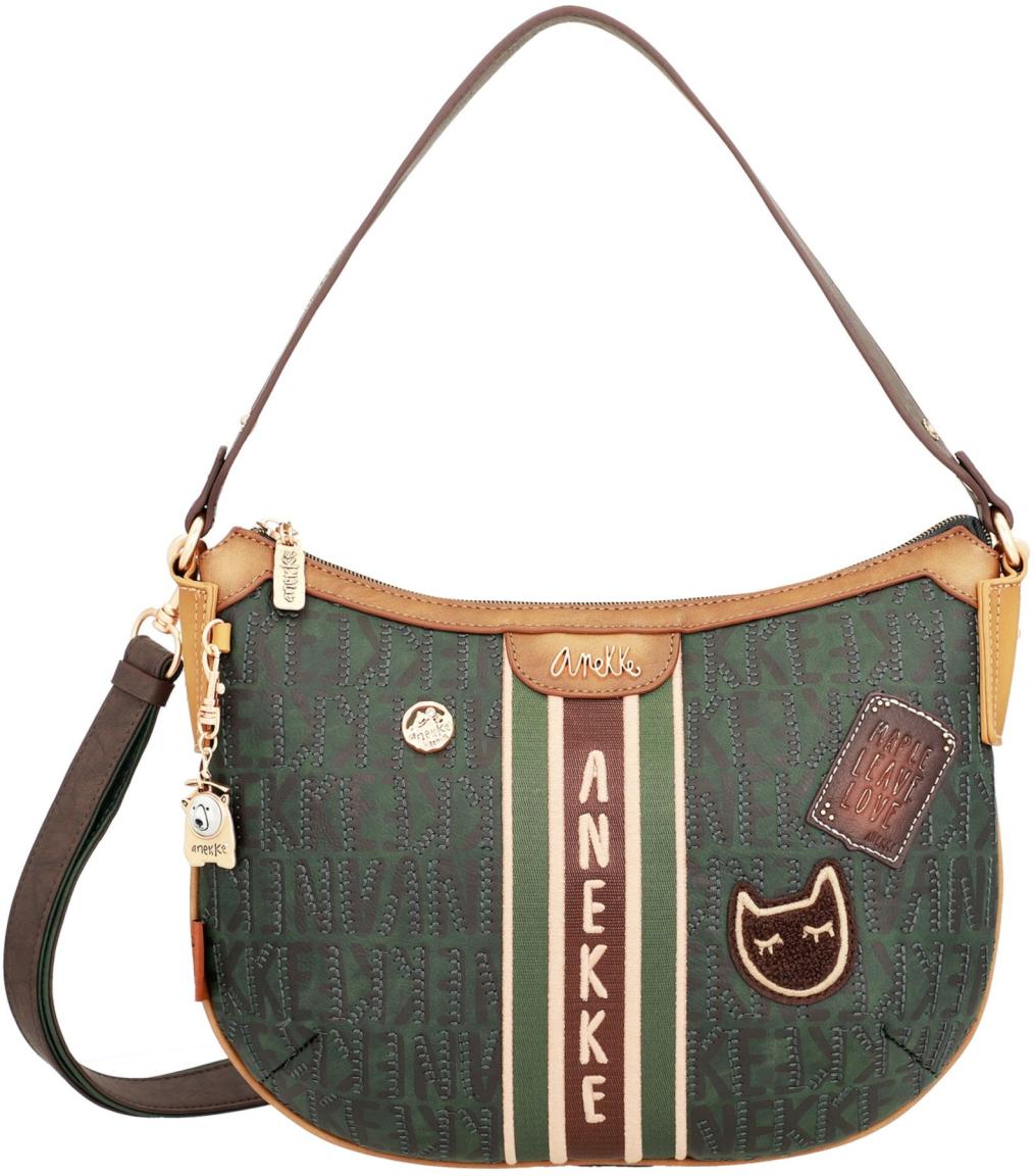 Hobobag Anekke The Forest Urban Bunt Grün Stickerei