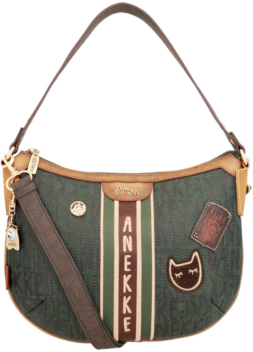 Hobobag Anekke The Forest Urban Bunt Grün Stickerei