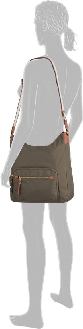 Hobobag Women Khakigrün Camel Active Bari Nylon