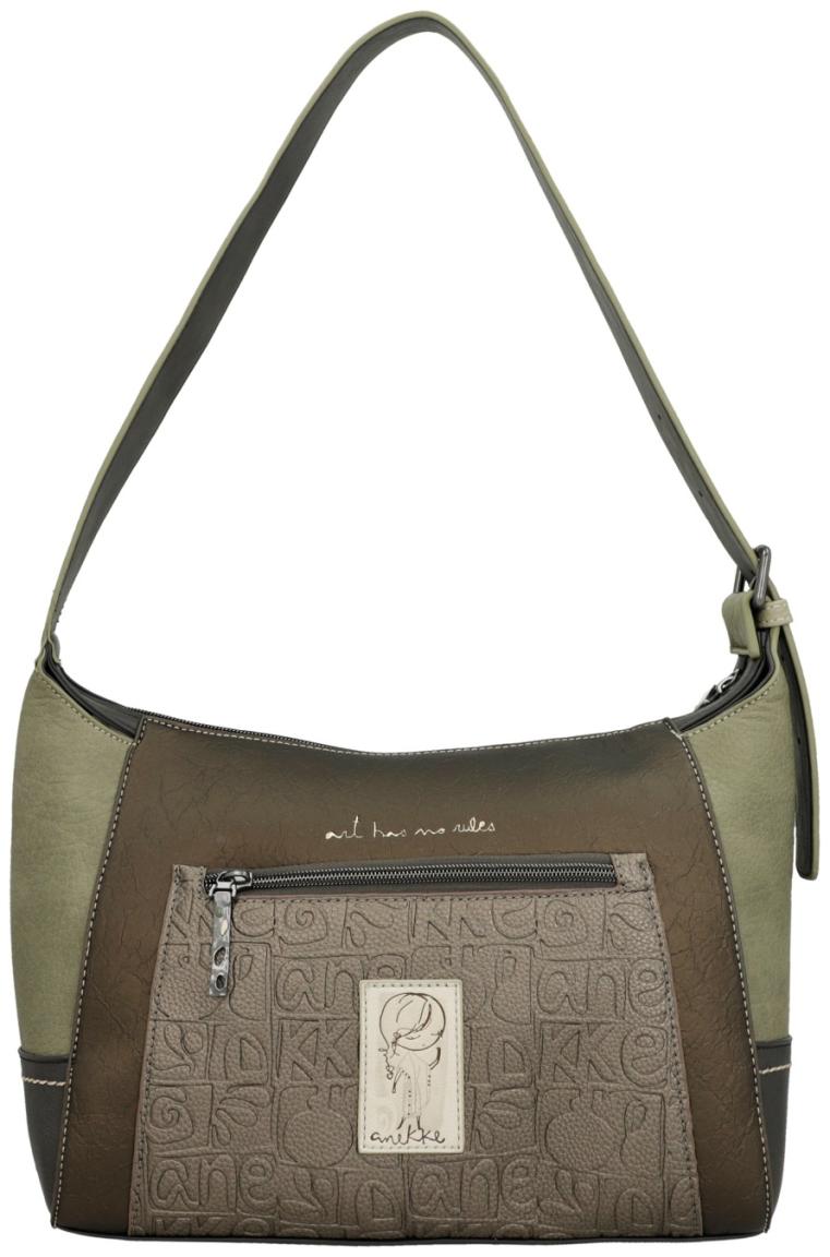 Hobotasche Anekke Amphora Griechenland olivgrün Ziernieten bronze Metallic