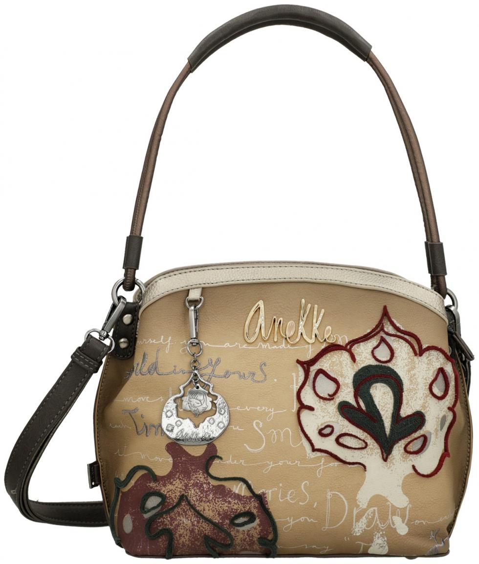 Hobotasche Anekke samtig Real Manifesto beige Herbst 3D