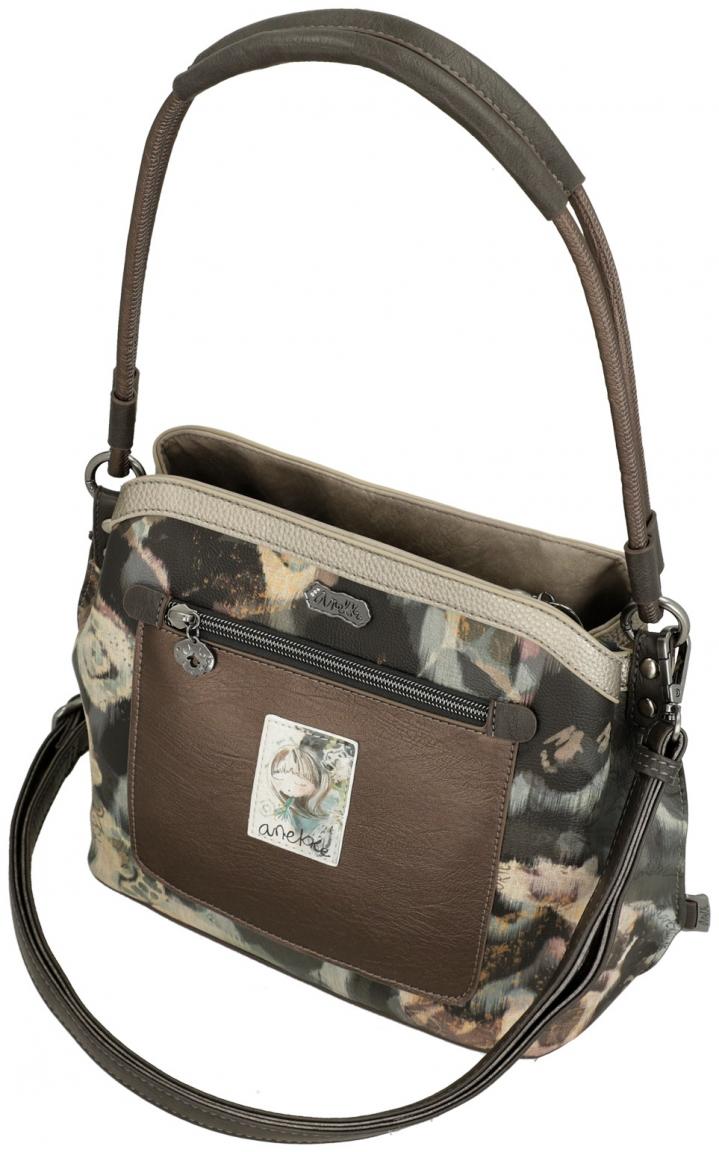 Hobotasche Anekke samtig Real Manifesto beige Herbst 3D