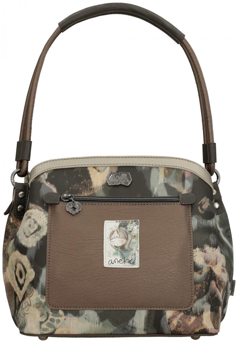 Hobotasche Anekke samtig Real Manifesto beige Herbst 3D
