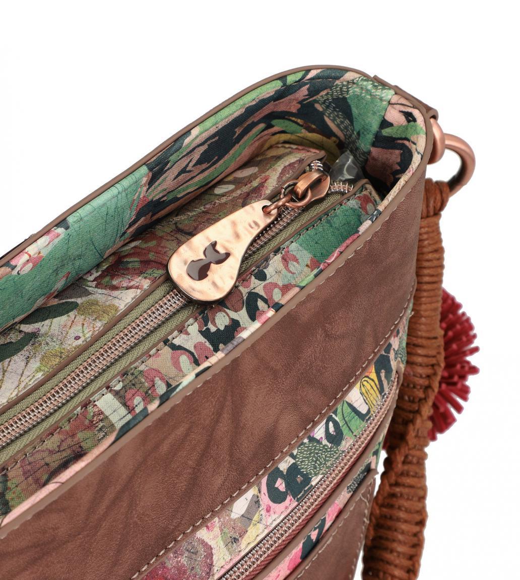 Hobotasche Bast geflochten beige Anekke Jungle Nature
