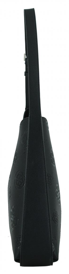 Hobotasche Guess Keandra Logoprägung Stone zartrosa Innentasche