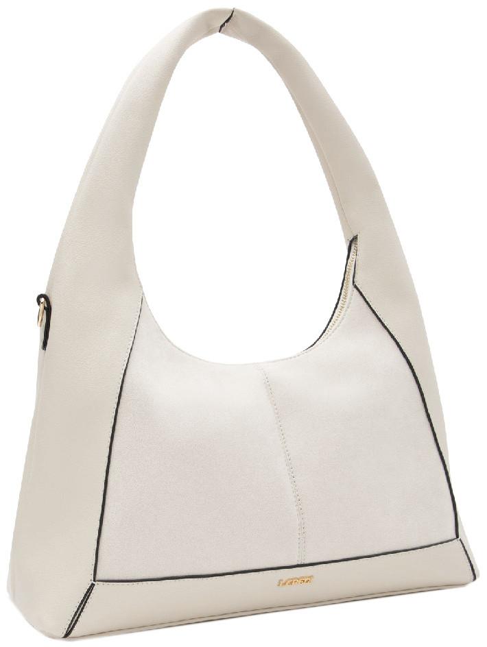 Hobotasche L.Credi creme Palmira modern Velours Kontrast