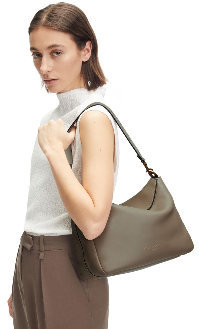 Hobotasche Liebeskind Alessa Hobo M Leder French Grey Taupe