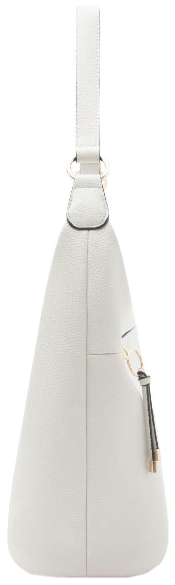 Hobotasche hellgrau L.Credi schlicht Maite vegan