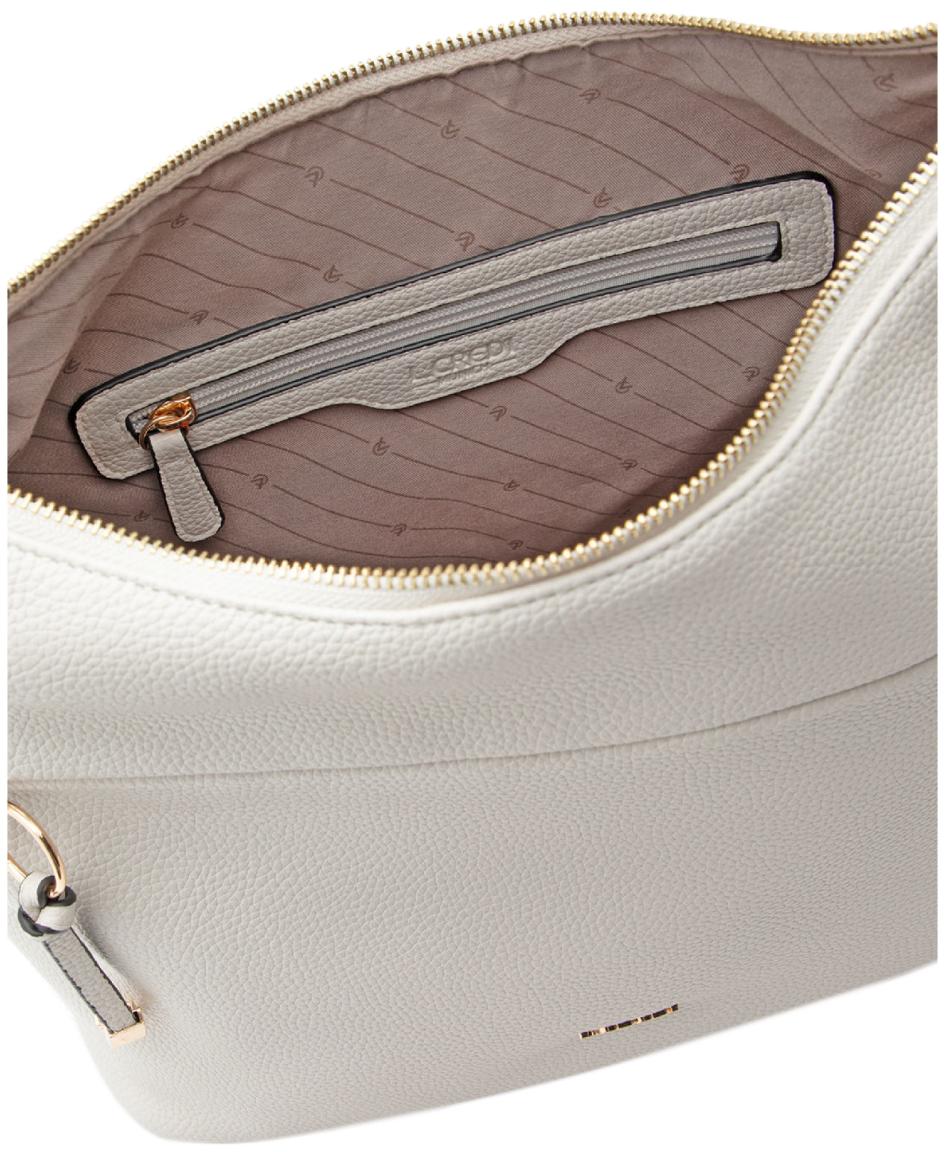 Hobotasche hellgrau L.Credi schlicht Maite vegan