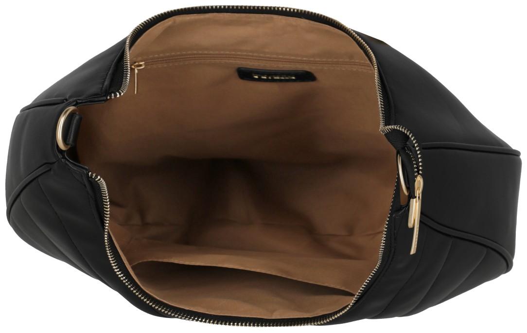 Hobotasche schwarz gesteppt Barbara Travelite Cozy