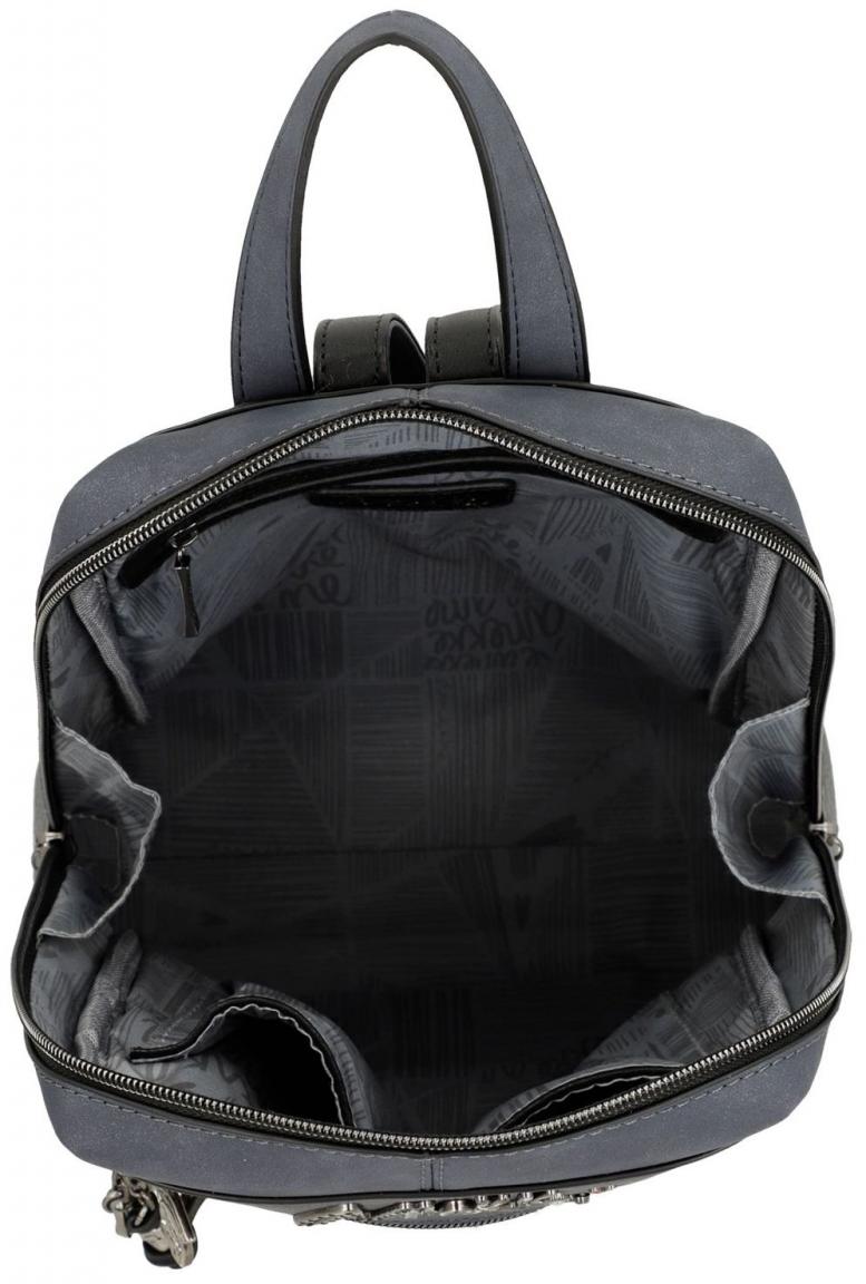 Hollywood Studio Navy Damenrucksack Perlen Anekke dunkelblau bunt