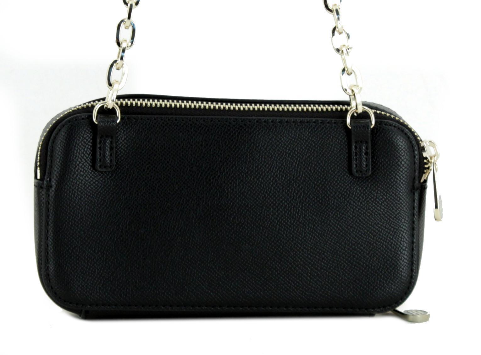 Honey Mini Chain Crossover Quilt gesteppte Abendtasche schwarz Tommy