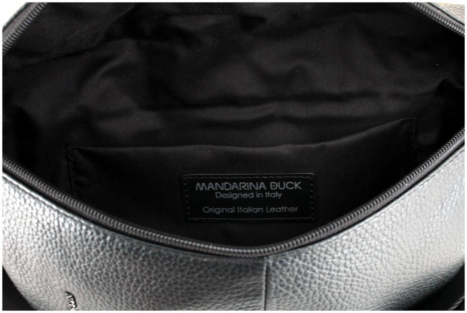 Hüfttasche Mellow Leather Bum Bag Warm Taupe Mandarina Duck beige