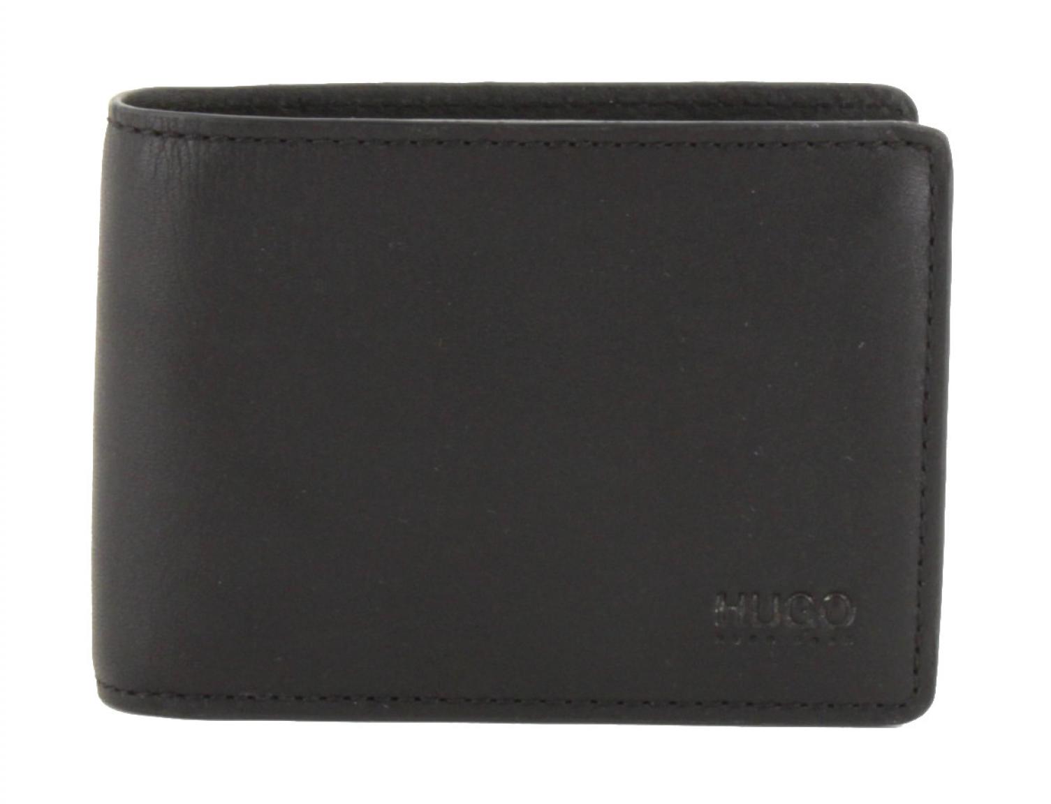 Hugo Boss Subway_4 cc coin Herren Lederbörse schwarz