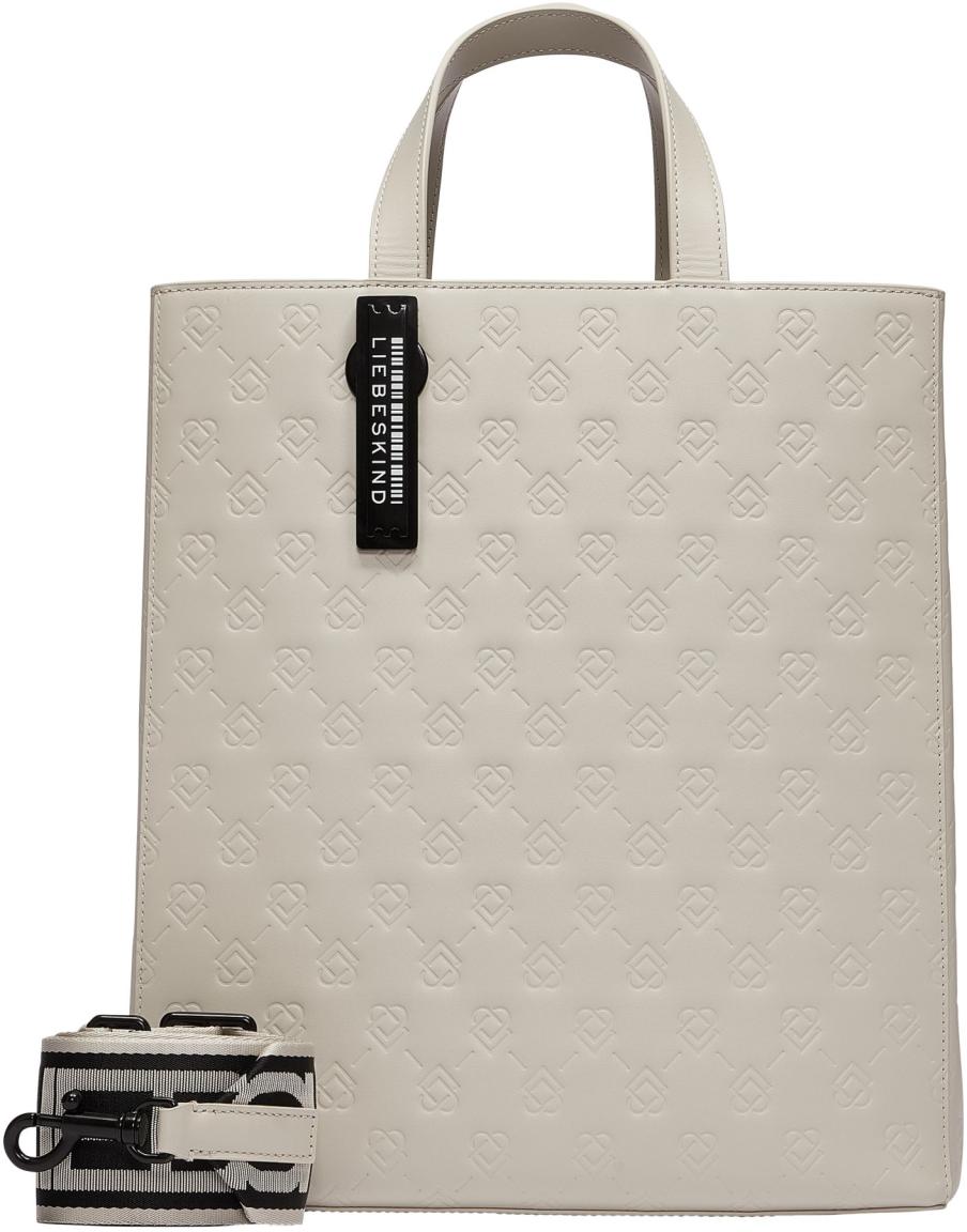 Icon Paper Bag Tote Medium Liebeskind Berlin Security Tag Almond
