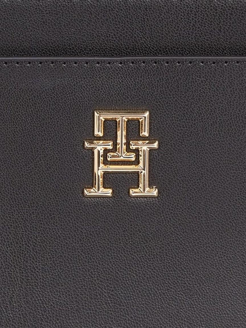 Iconic Tommy Hilfiger Damentasche Black Trunk Glattleder Imitat