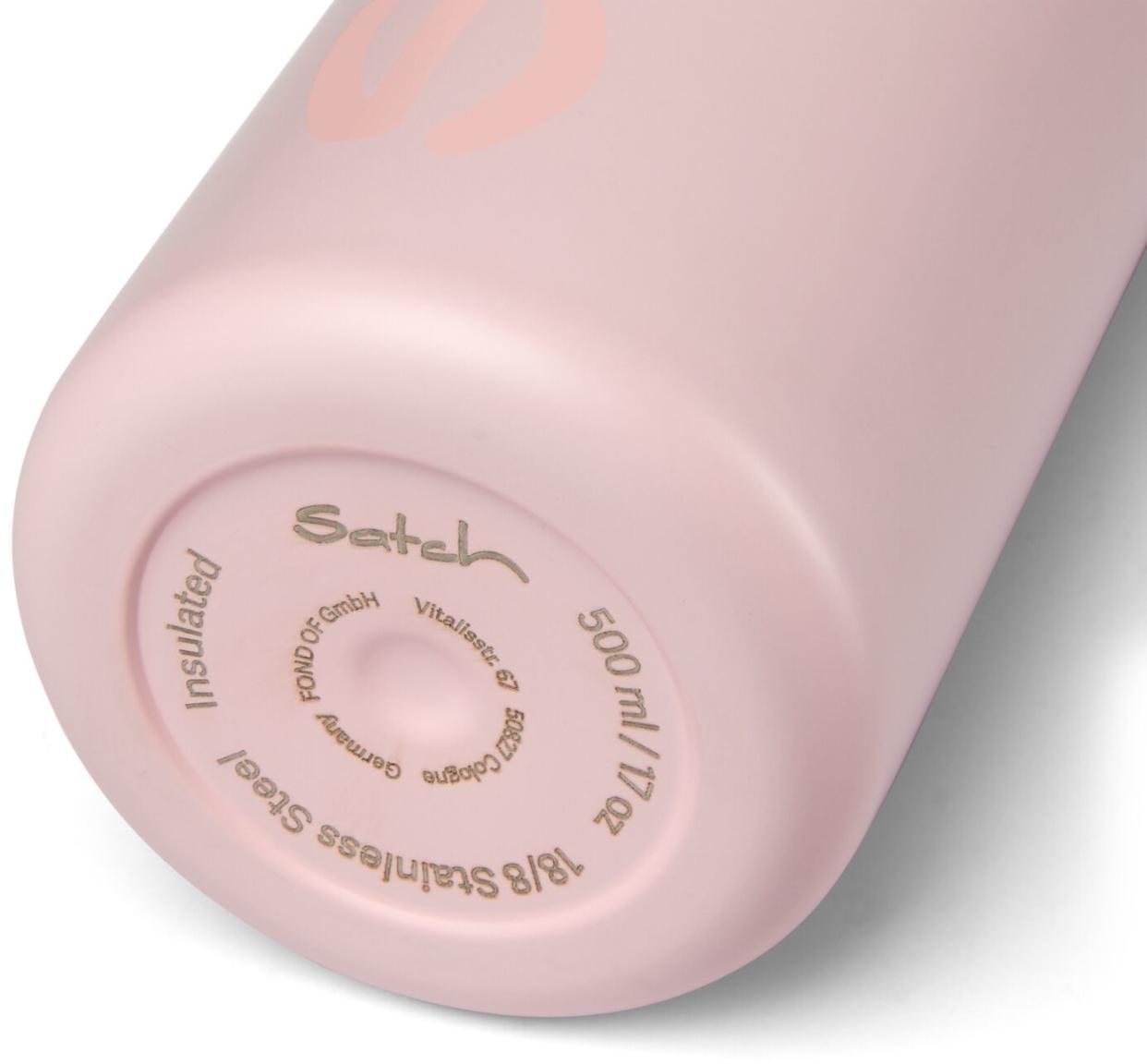 Isolierflasche Satch doppelwandig Rose Steel Edelstahl