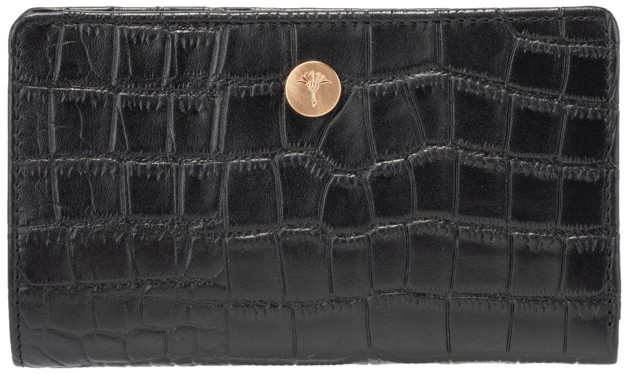 JOOP Lederbörse Damen Belinda Coccodrillo Black 