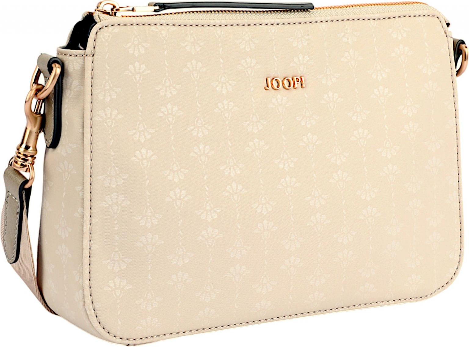 JOOP Schultertasche Jasmina Collana Tessuto Beige Ton in Ton
