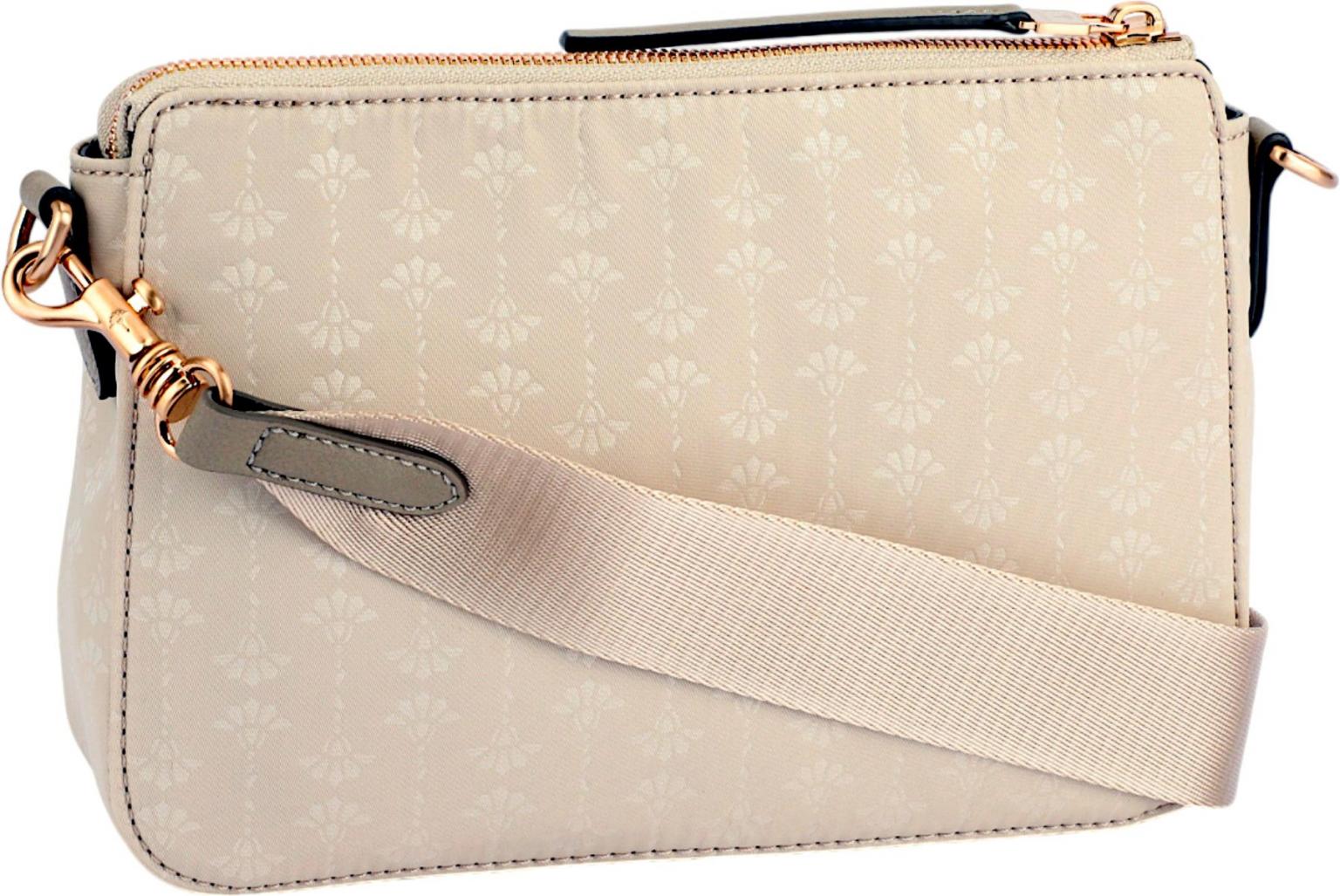 JOOP Schultertasche Jasmina Collana Tessuto Beige Ton in Ton