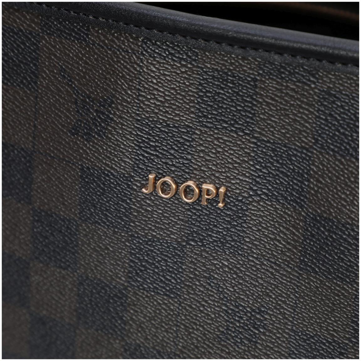 JOOP Shopper mit Etui Lara Cortina 2 darkblue Logo Print