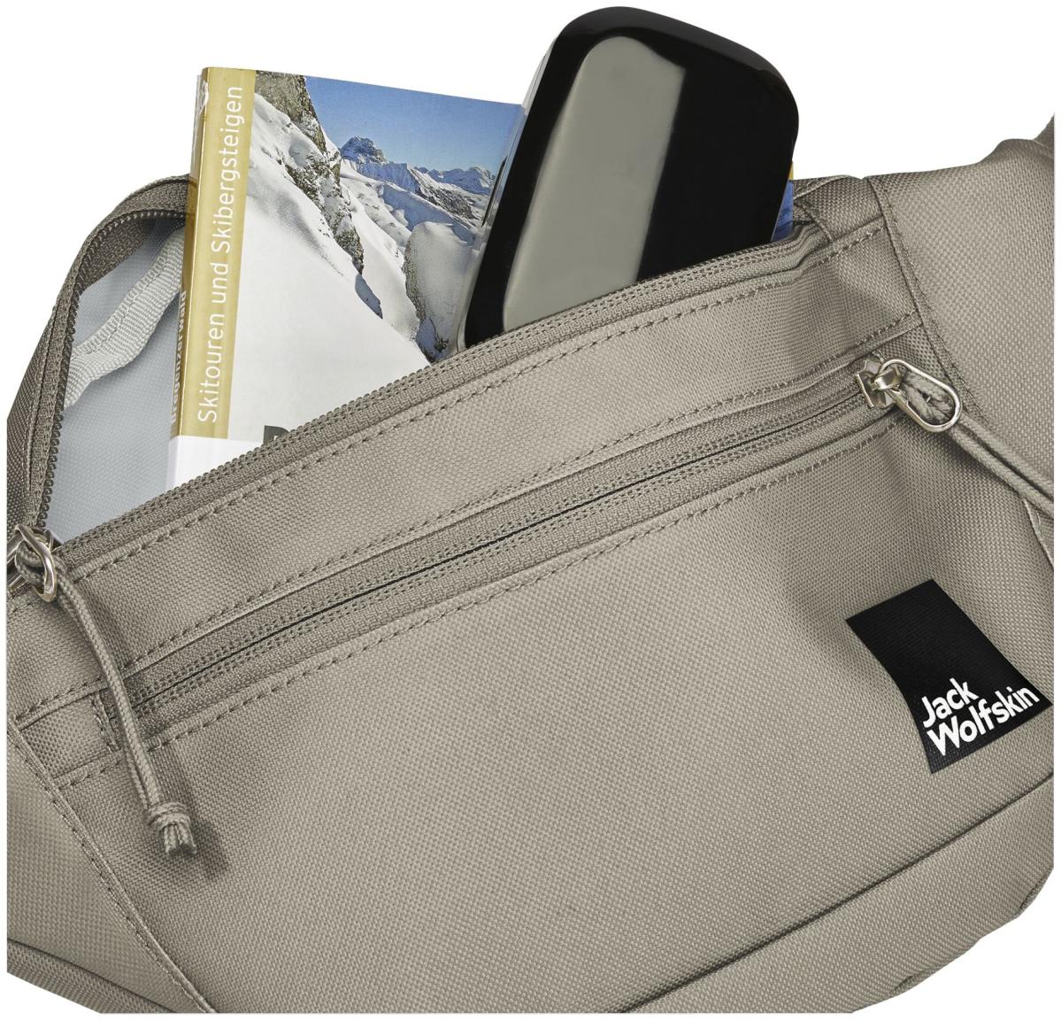Jack Wolfskin Bauchtasche Konya Hipbag Stone Grau
