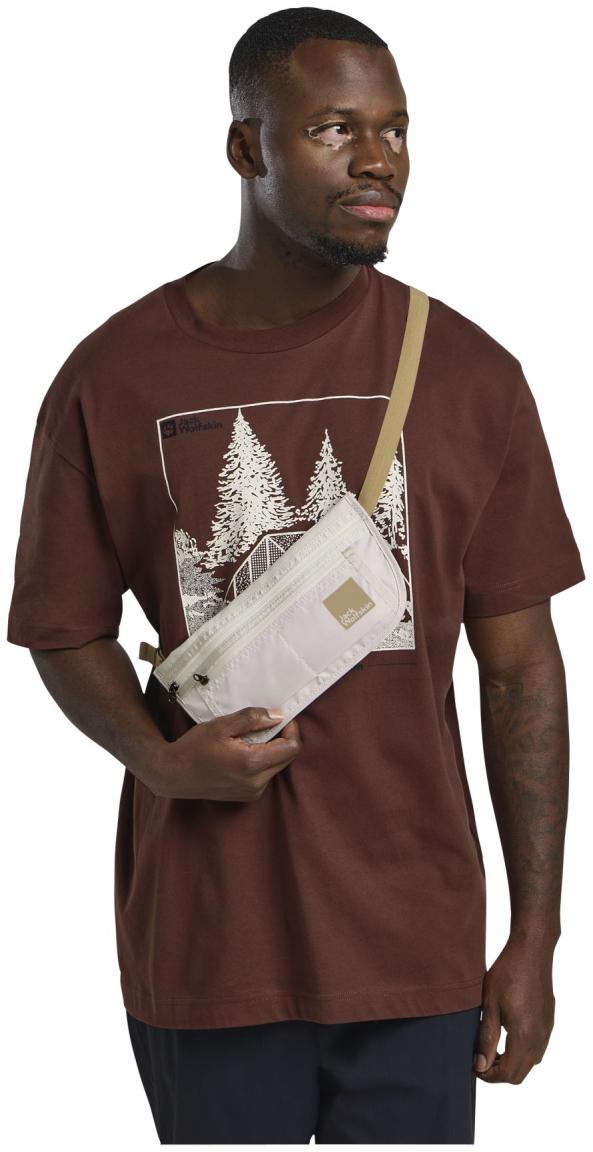 Jack Wolfskin Crossbodybag Document Belt De Luxe Sea Shell Beige