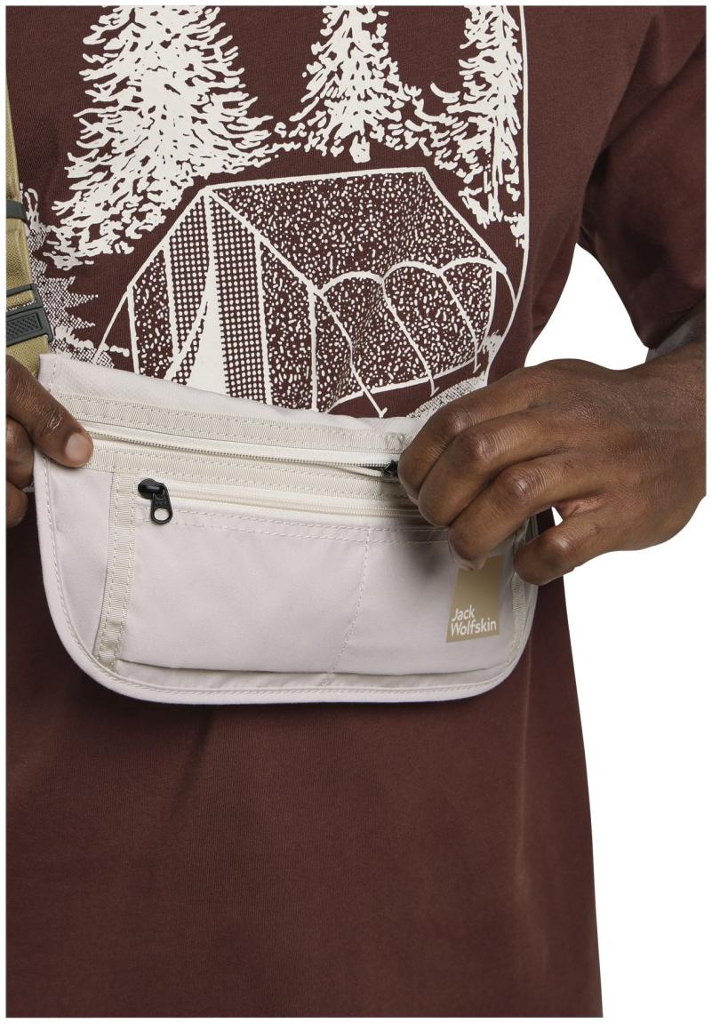 Jack Wolfskin Crossbodybag Document Belt De Luxe Sea Shell Beige