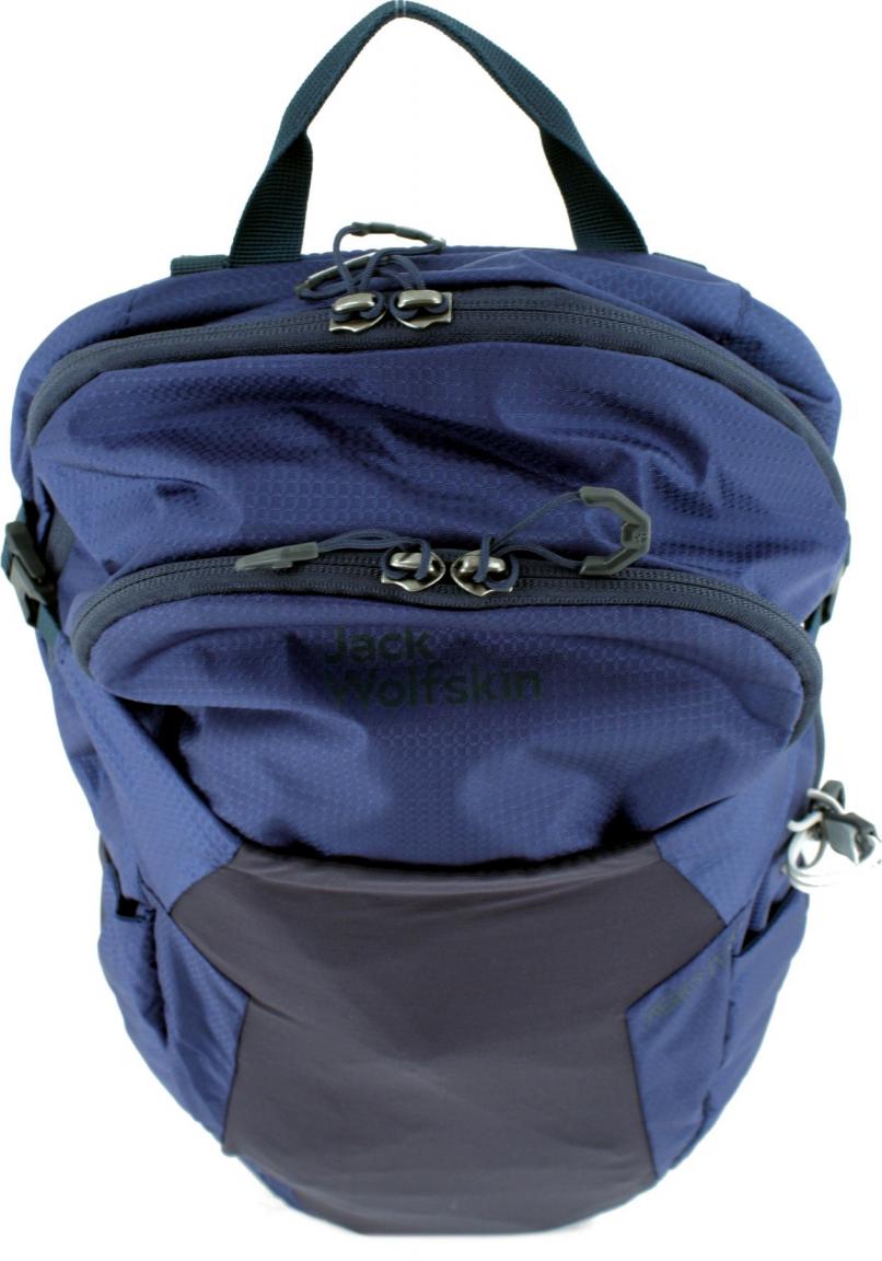 Jack Wolfskin Crosstrail 24 Liter Rucksack Netzfach marineblau