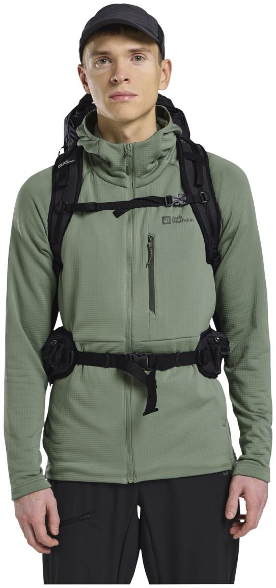 Jack Wolfskin Cyrox Shape 30 S-L Sportrucksack Höhenverstellbar schwarz