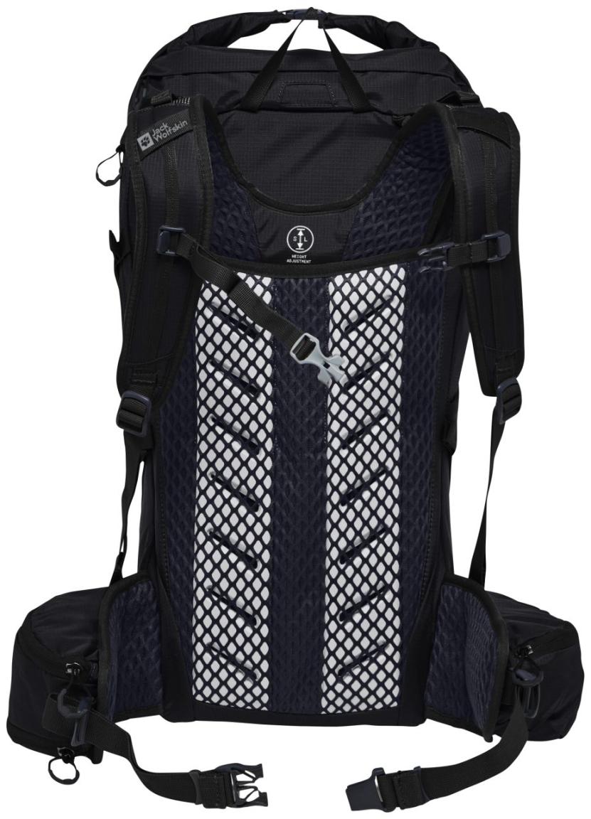 Jack Wolfskin Cyrox Shape 30 S-L Sportrucksack Höhenverstellbar schwarz