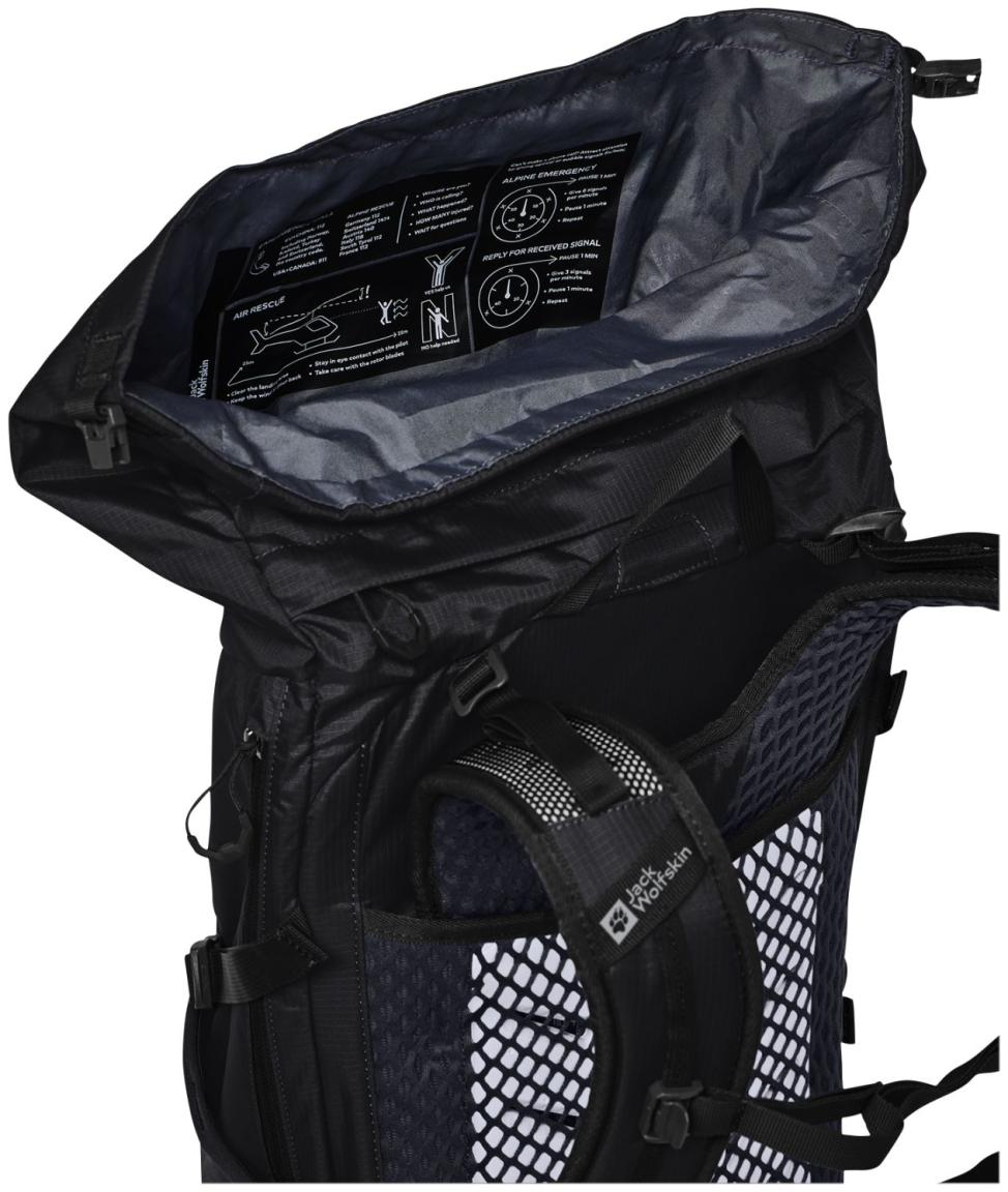 Jack Wolfskin Cyrox Shape 30 S-L Sportrucksack Höhenverstellbar schwarz